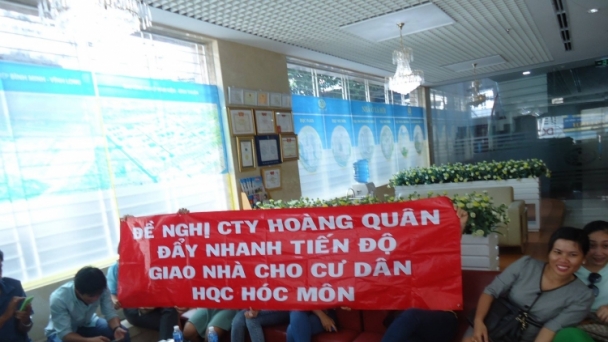  Công ty Địa ốc Hoàng Quân chậm giao nhà cho người mua